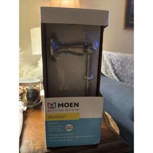 Moen Wembley Brushed Nickel Pivoting Toilet Paper Holder